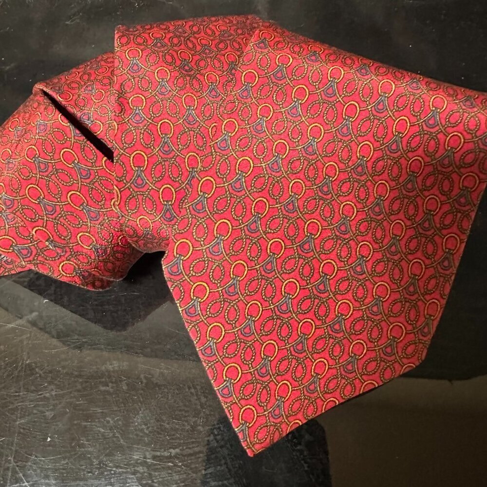 Givenchy Tie Silk GENTLEMAN PARIS  Pour Blasi Napoli Special Edition Red Necktie